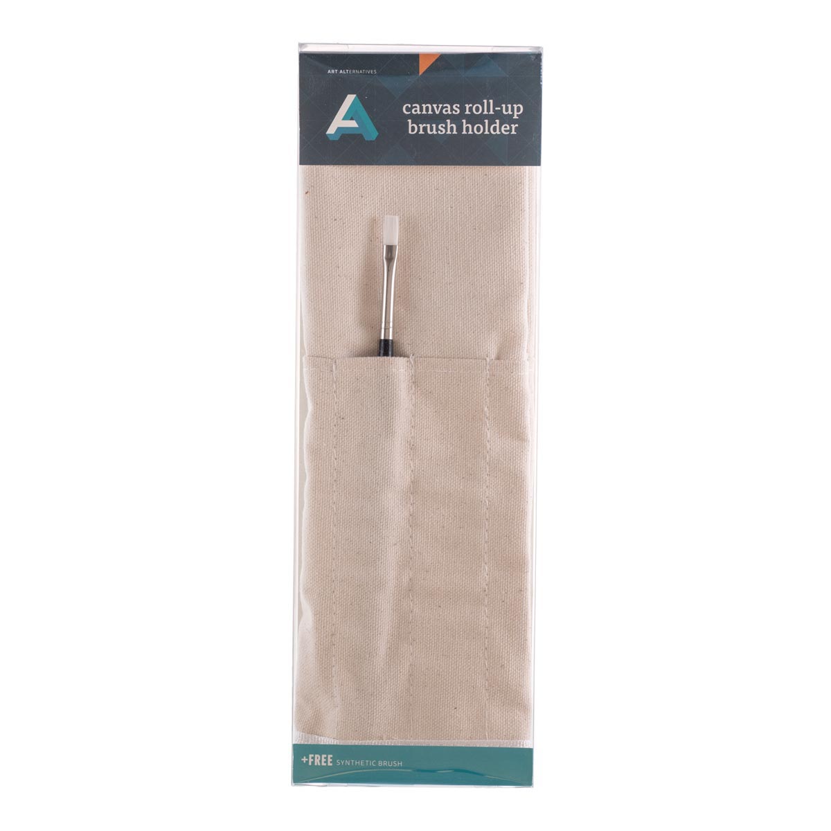 Art Alternatives Canvas Brush Holder and Brush