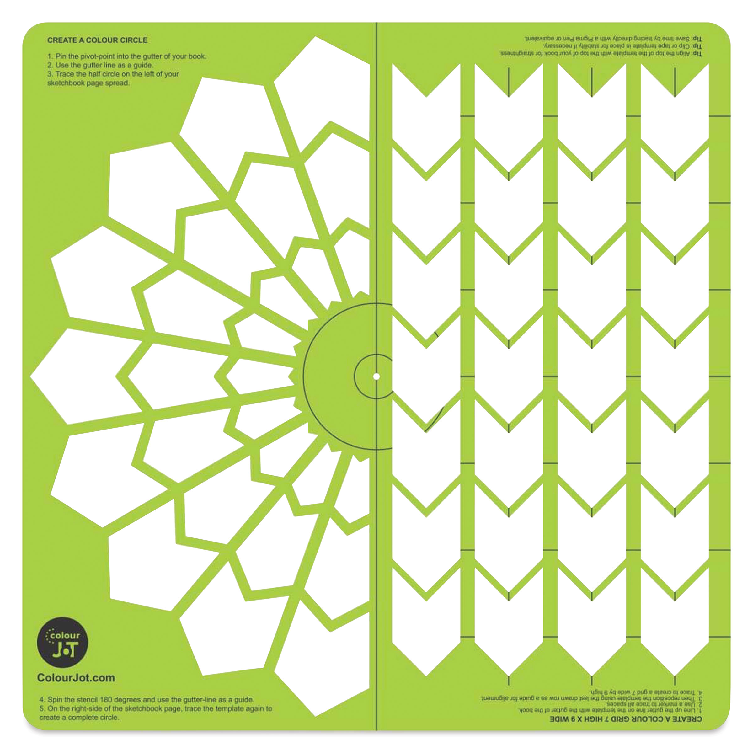 Pacific Arc ColourJot Mixing Templates
