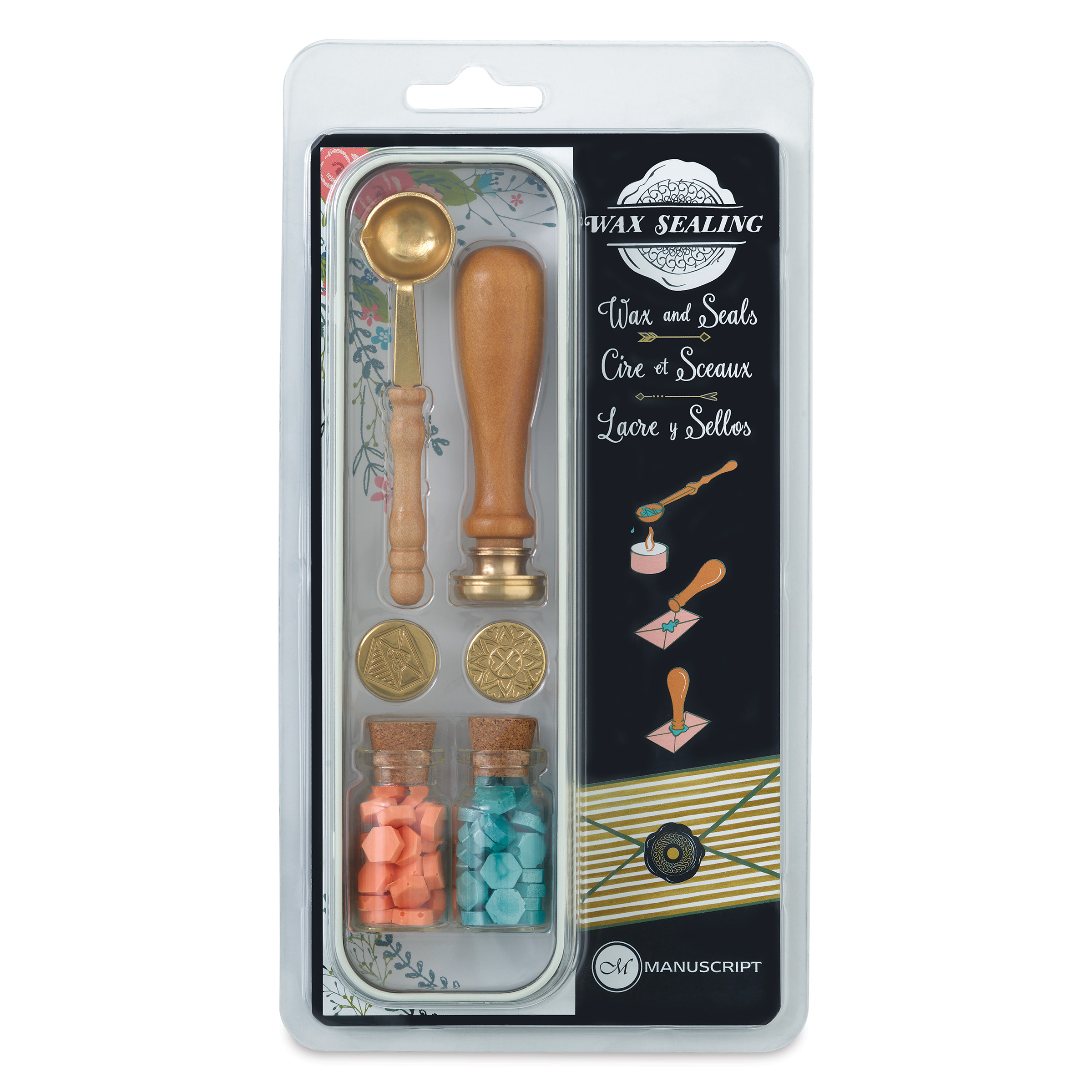 Manuscript Wax Seal Set with Wax Beads