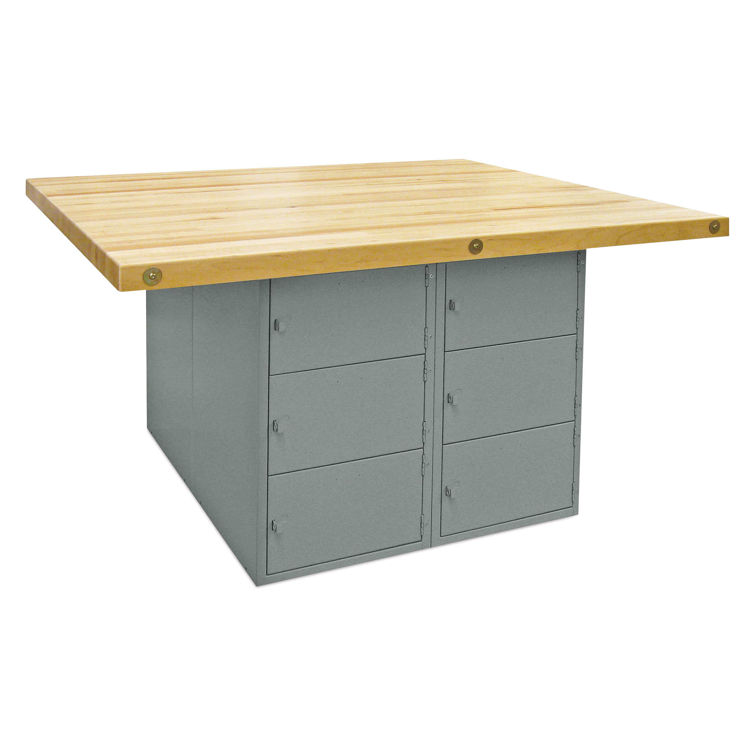 Hann Four-Station Locker-Type Workbench