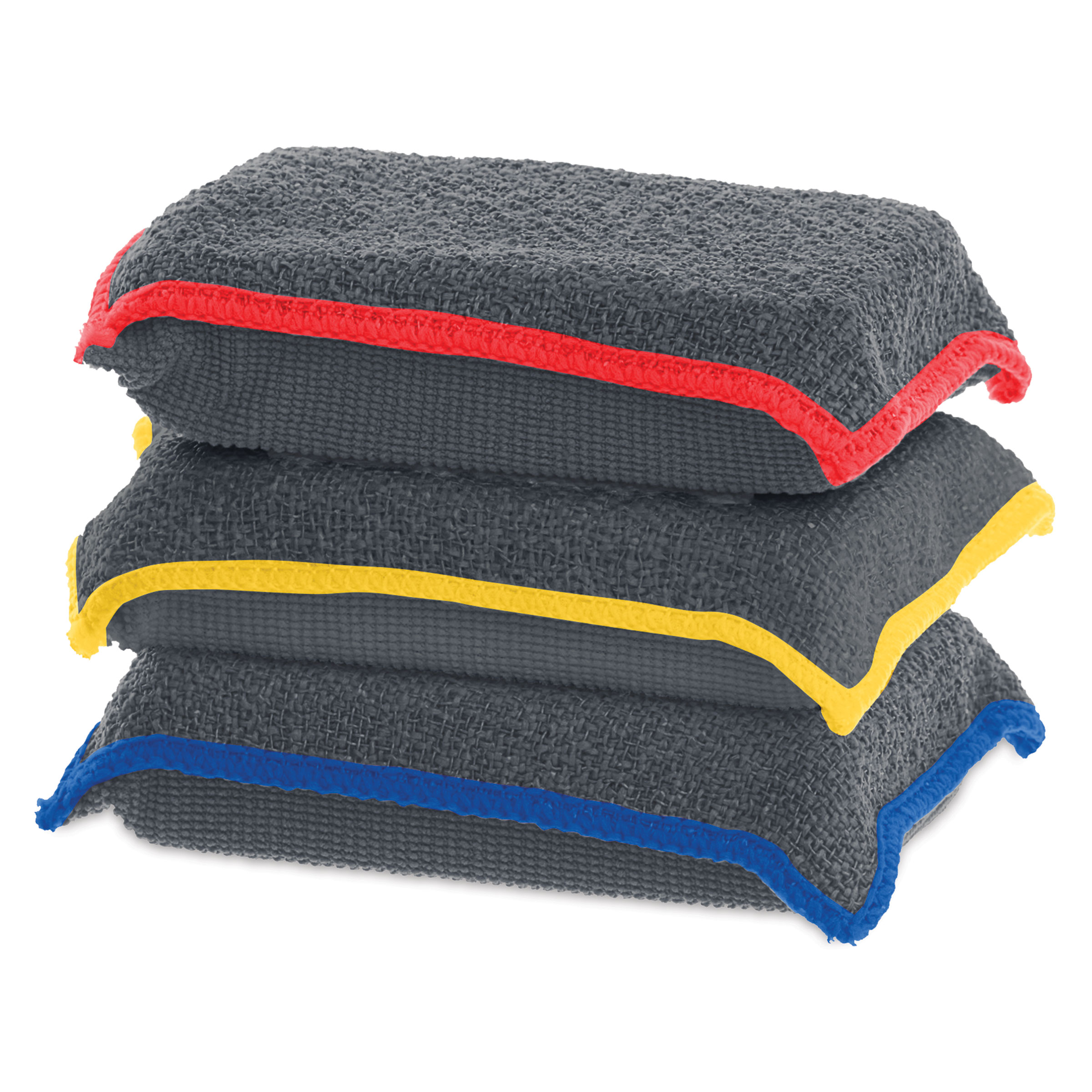 Superio Microfiber Scrubbing Sponge Pack