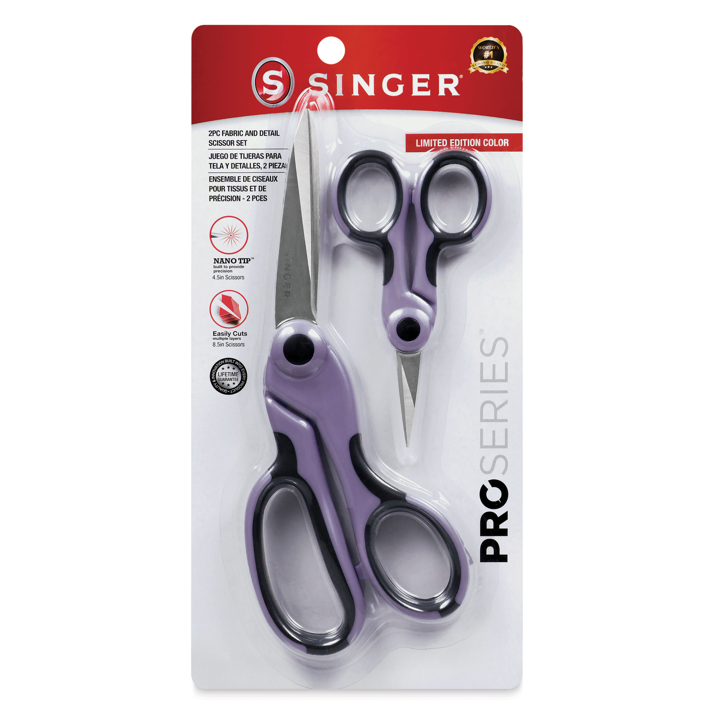 Singer ProSeries Fabric and Detail Scissor Set - Set of 2 | BLICK
