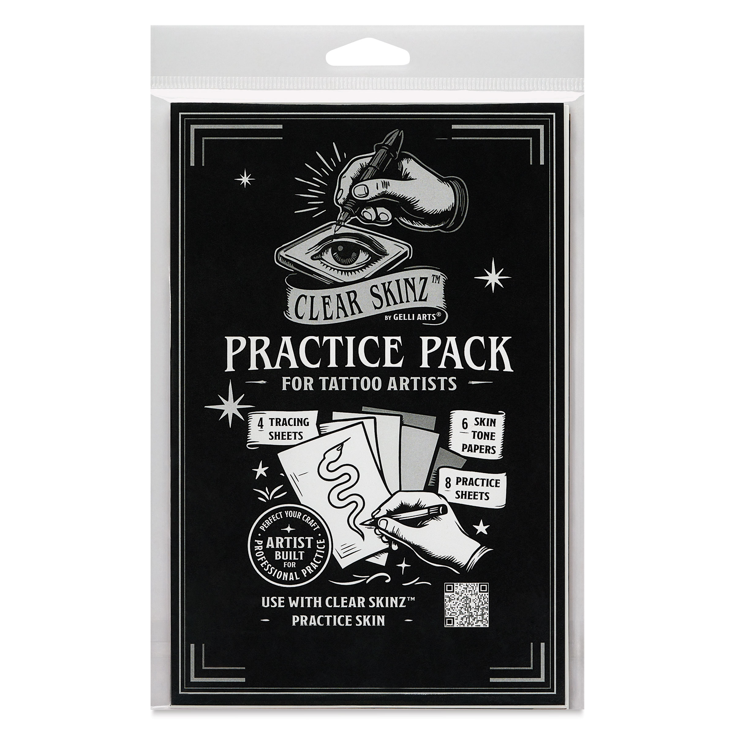 Gelli Arts Clear Skinz Practice Pack
