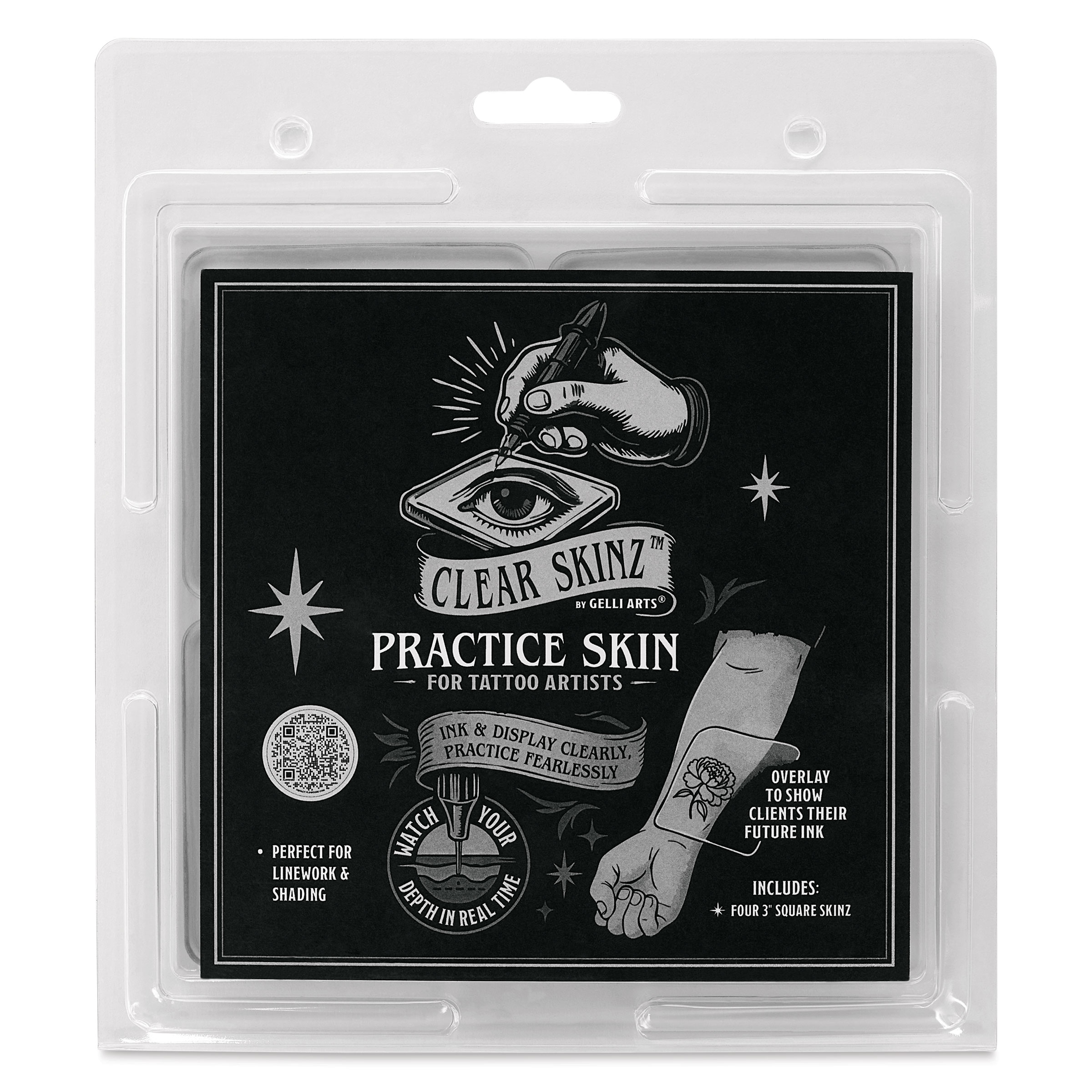 Gelli Arts Clear Skinz Practice Skin