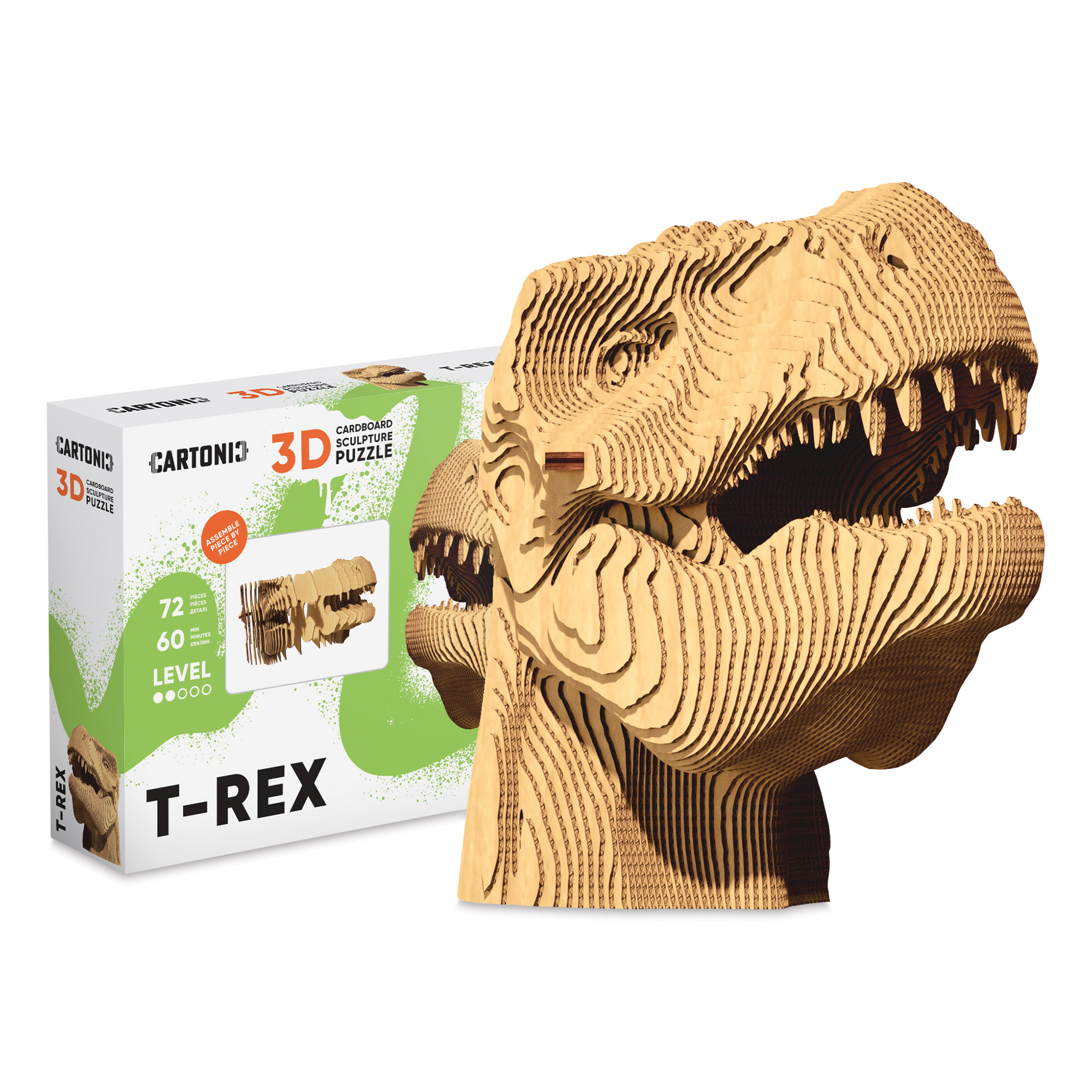 Cartonic T-Rex 3D Sculpture Puzzle