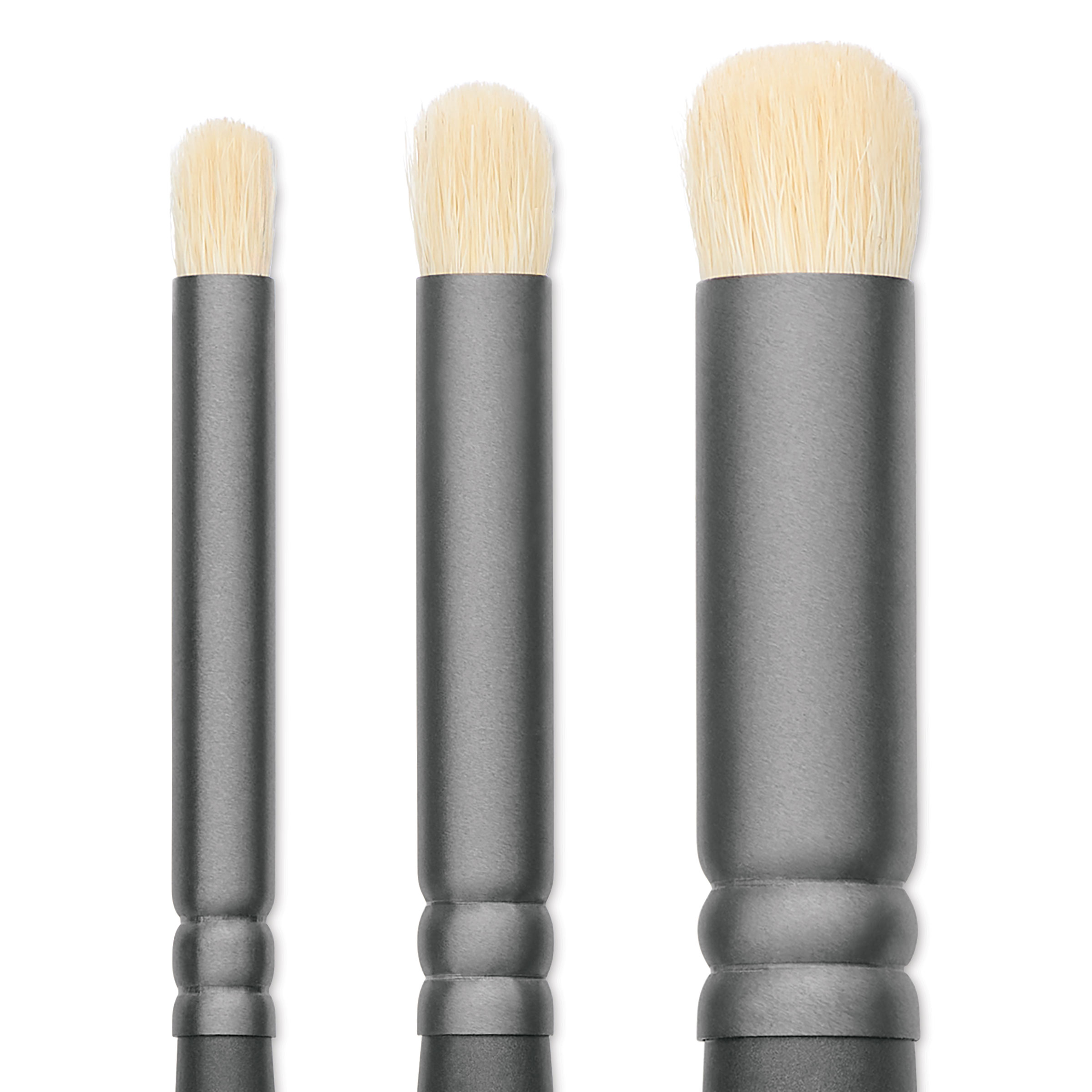 Vallejo Natural White Goat Hair Dry Brushes and Set
