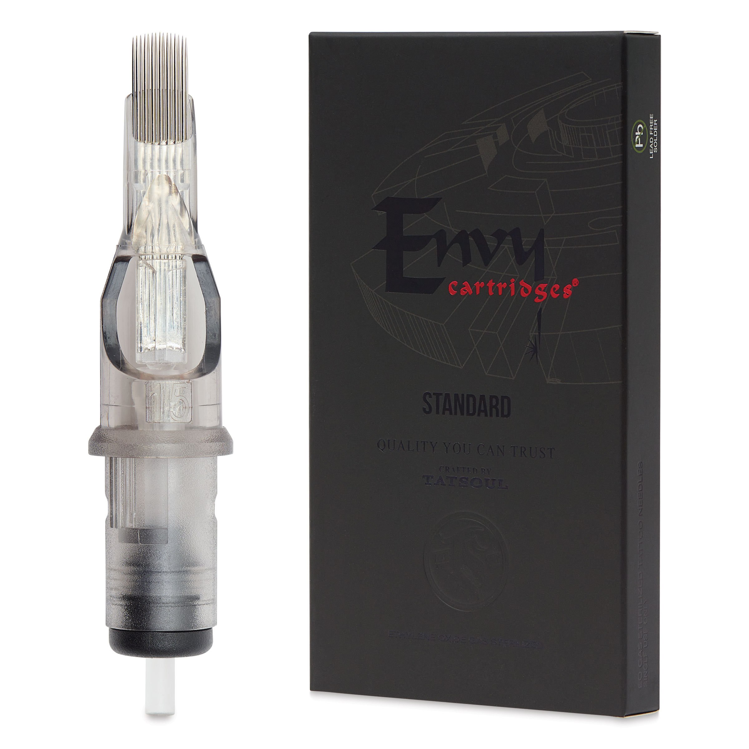 TatSoul Envy Standard Curved Magnum Long Taper Tattoo Needle Cartridges