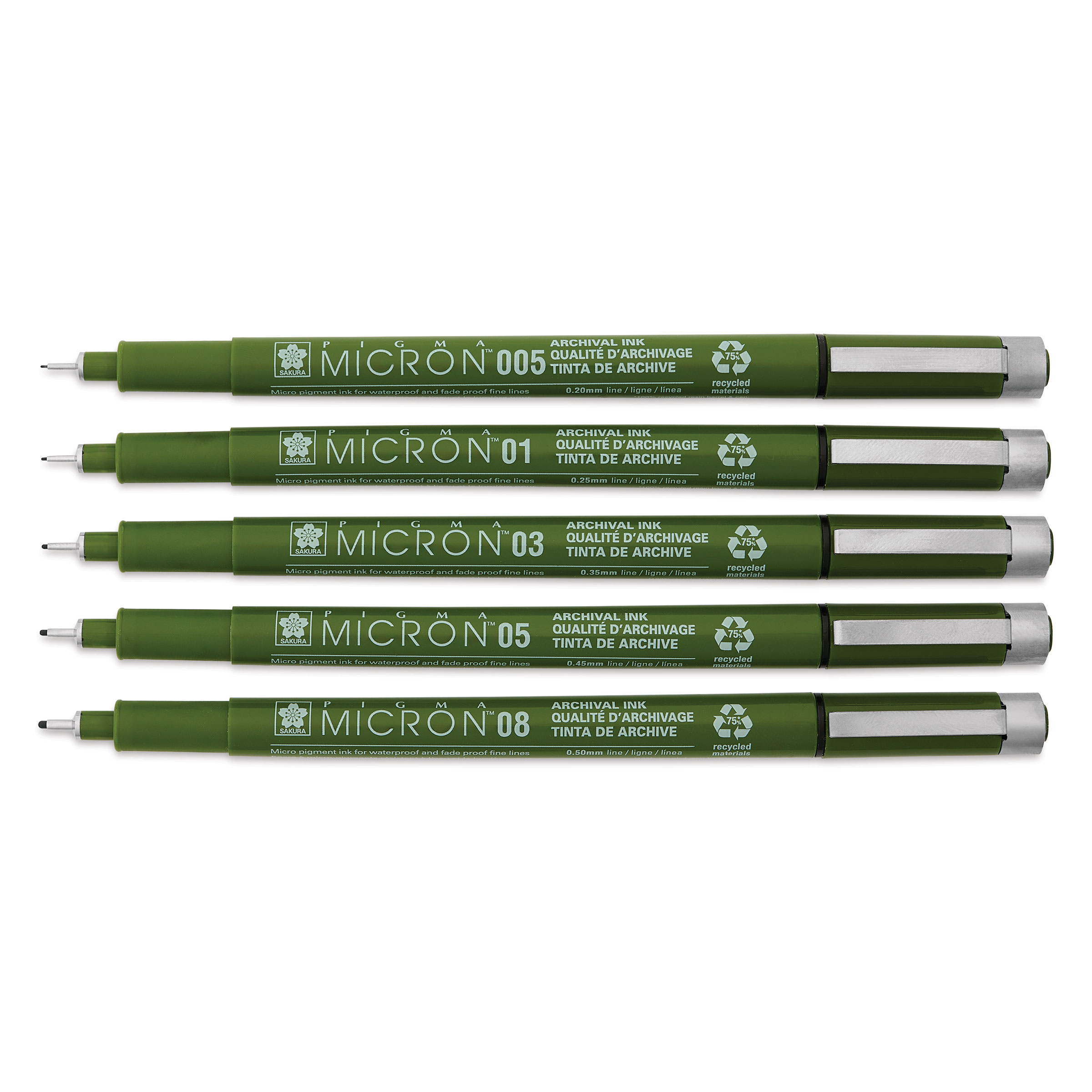 Sakura Pigma Micron Eco Pens and Sets
