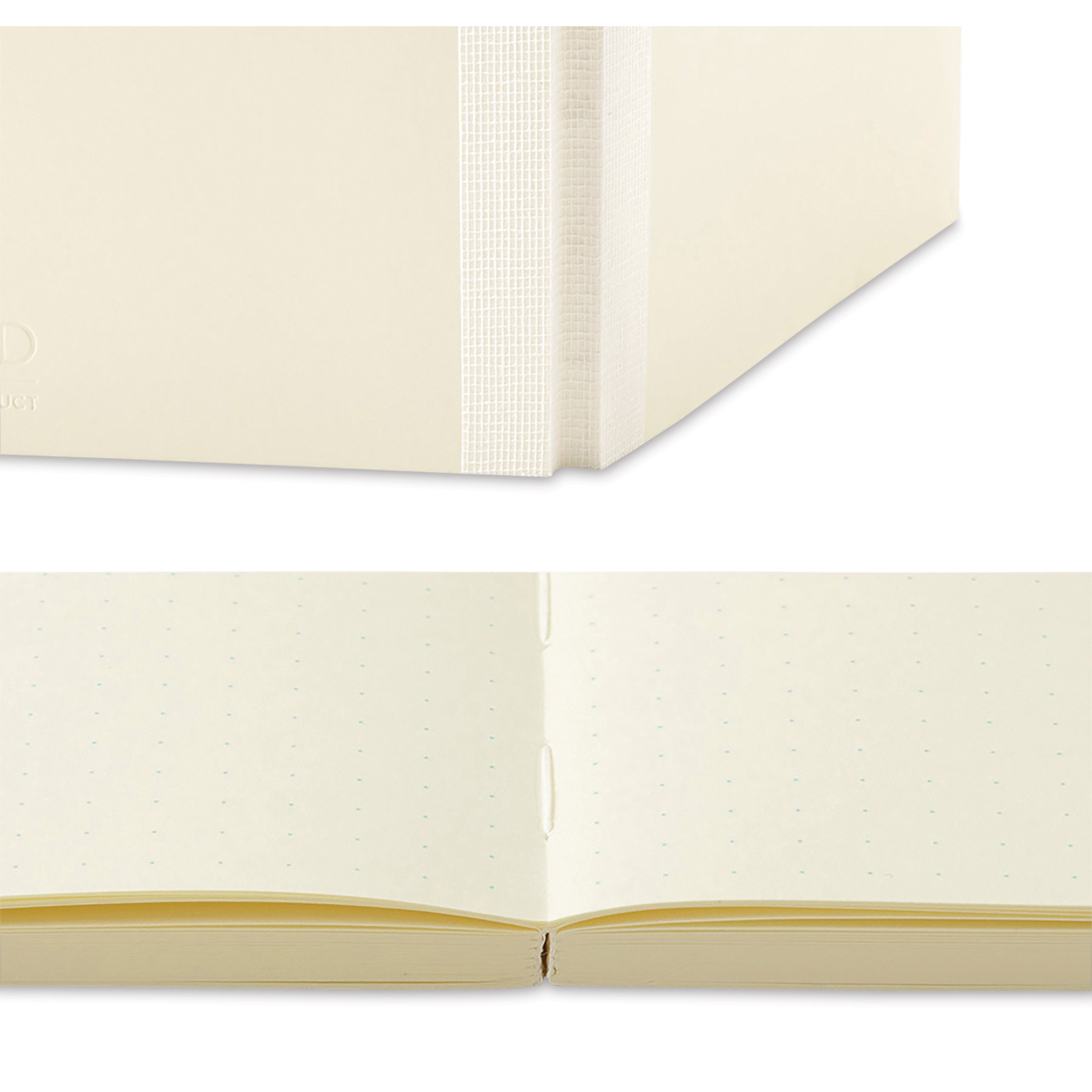 Midori MD Notebooks - A7, Dot Grid, White | BLICK Art Materials