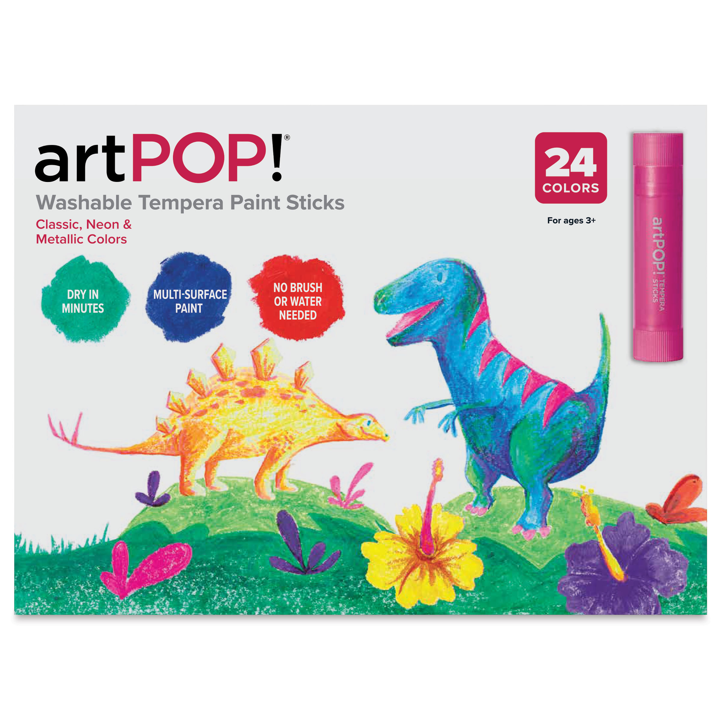 artPOP! Washable Tempera Paint Stick Sets