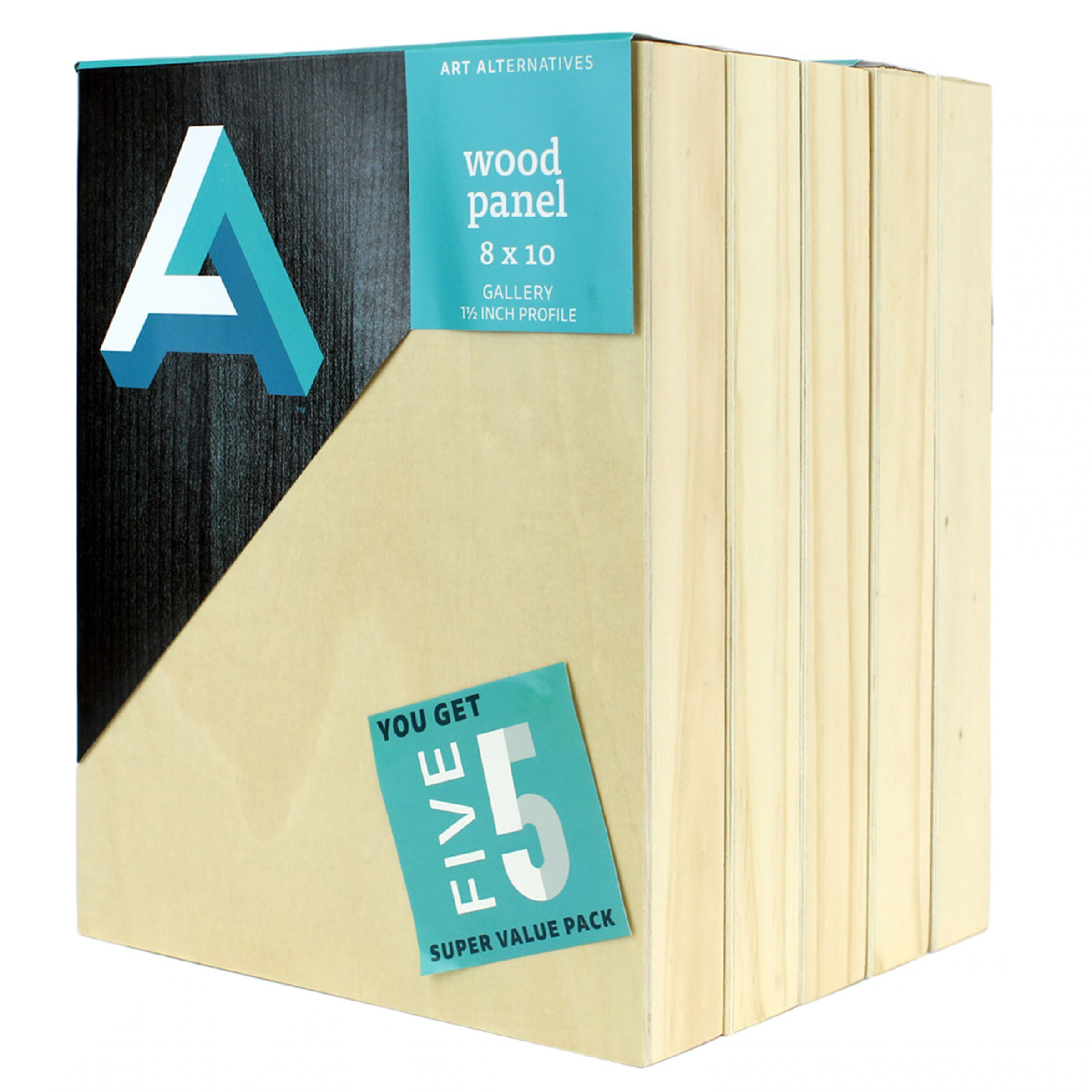 Art Alternatives Wood Panel Super Value Packs