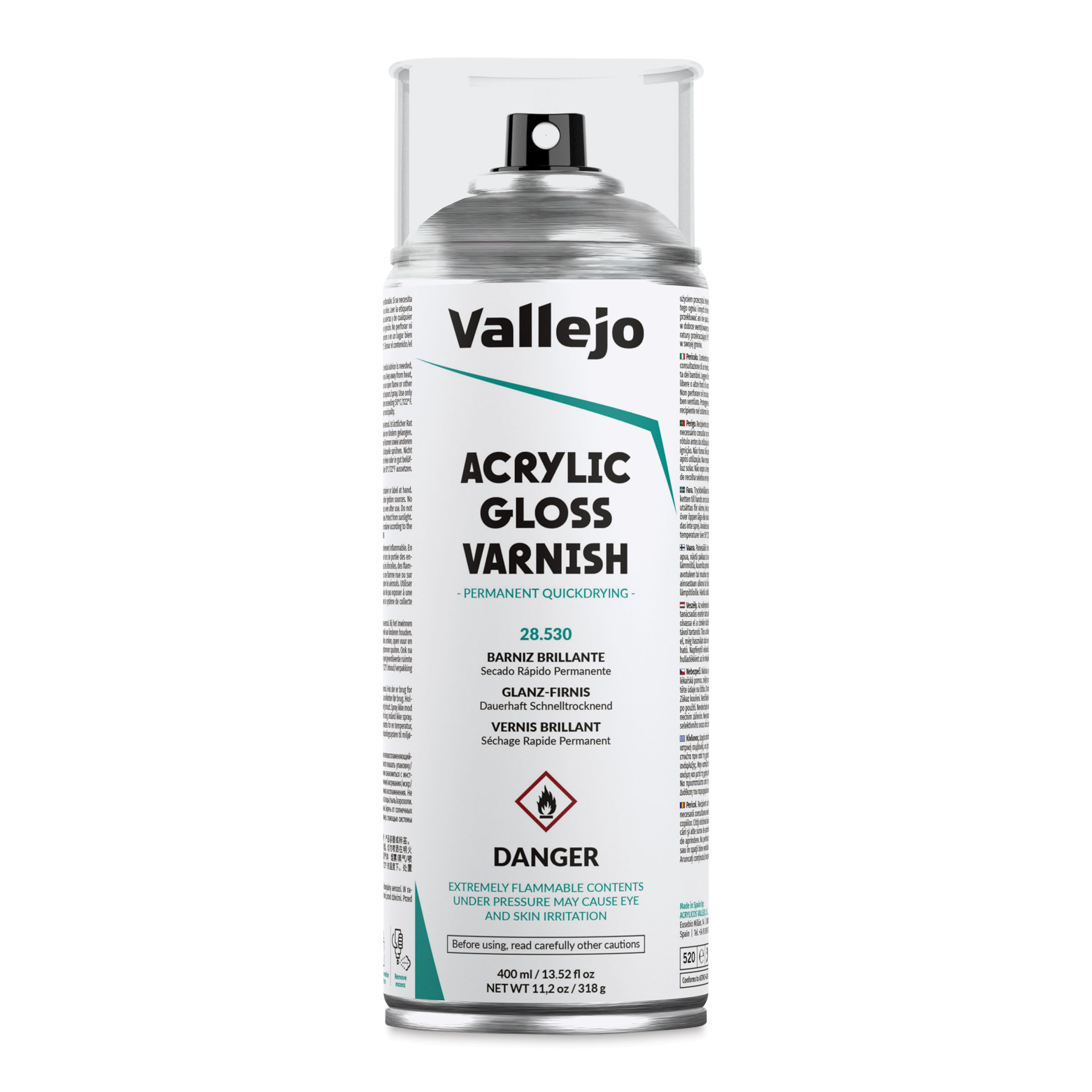 Vallejo Acrylic Spray Varnishes