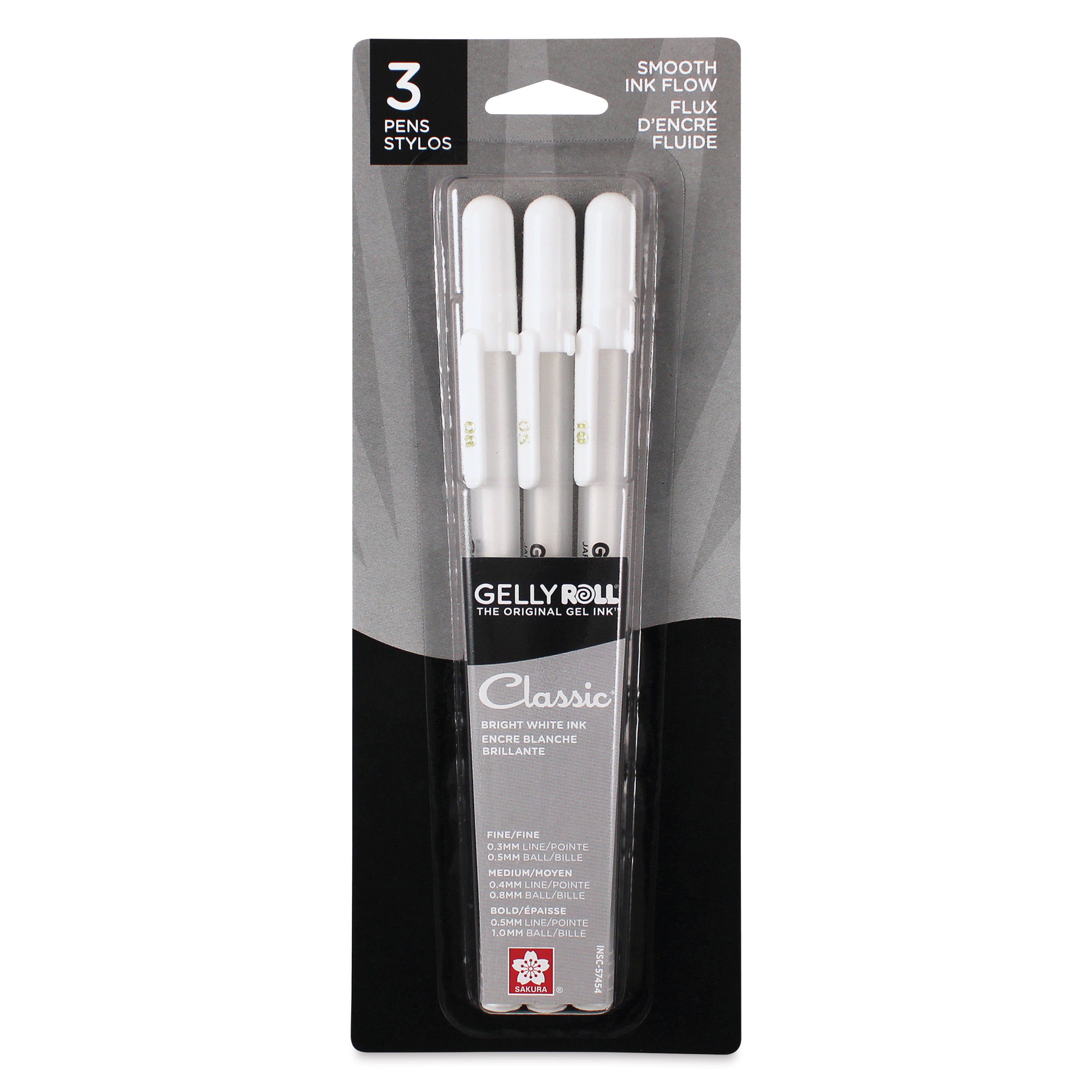 Sakura Gelly Roll Opaque White Pen - Set of 3