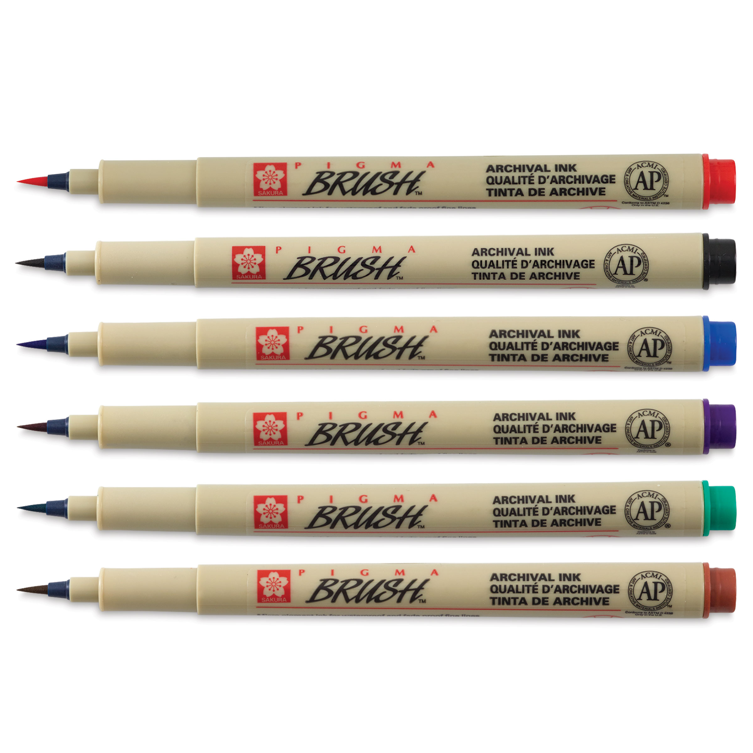 Sakura Pigma Brush Markers and Sets