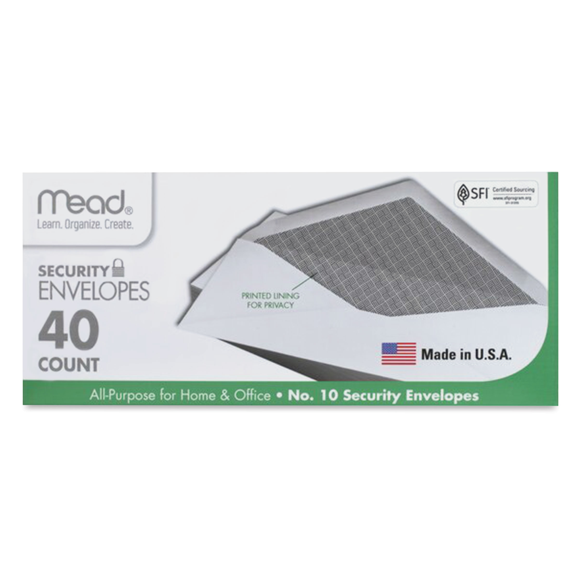 Mead #10 Security Envelopes