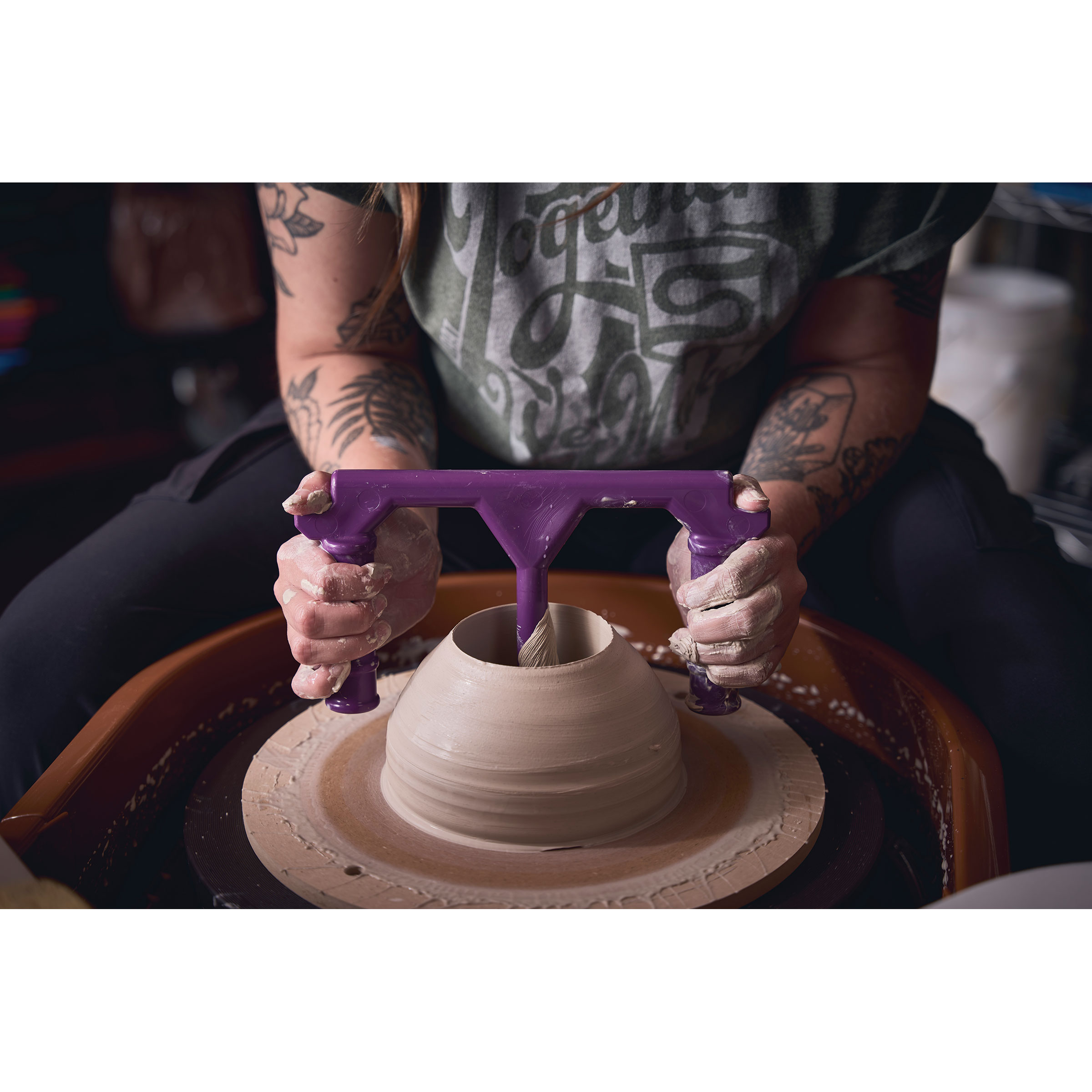 Speedball Boss Base Clay Ball Opener | BLICK Art Materials