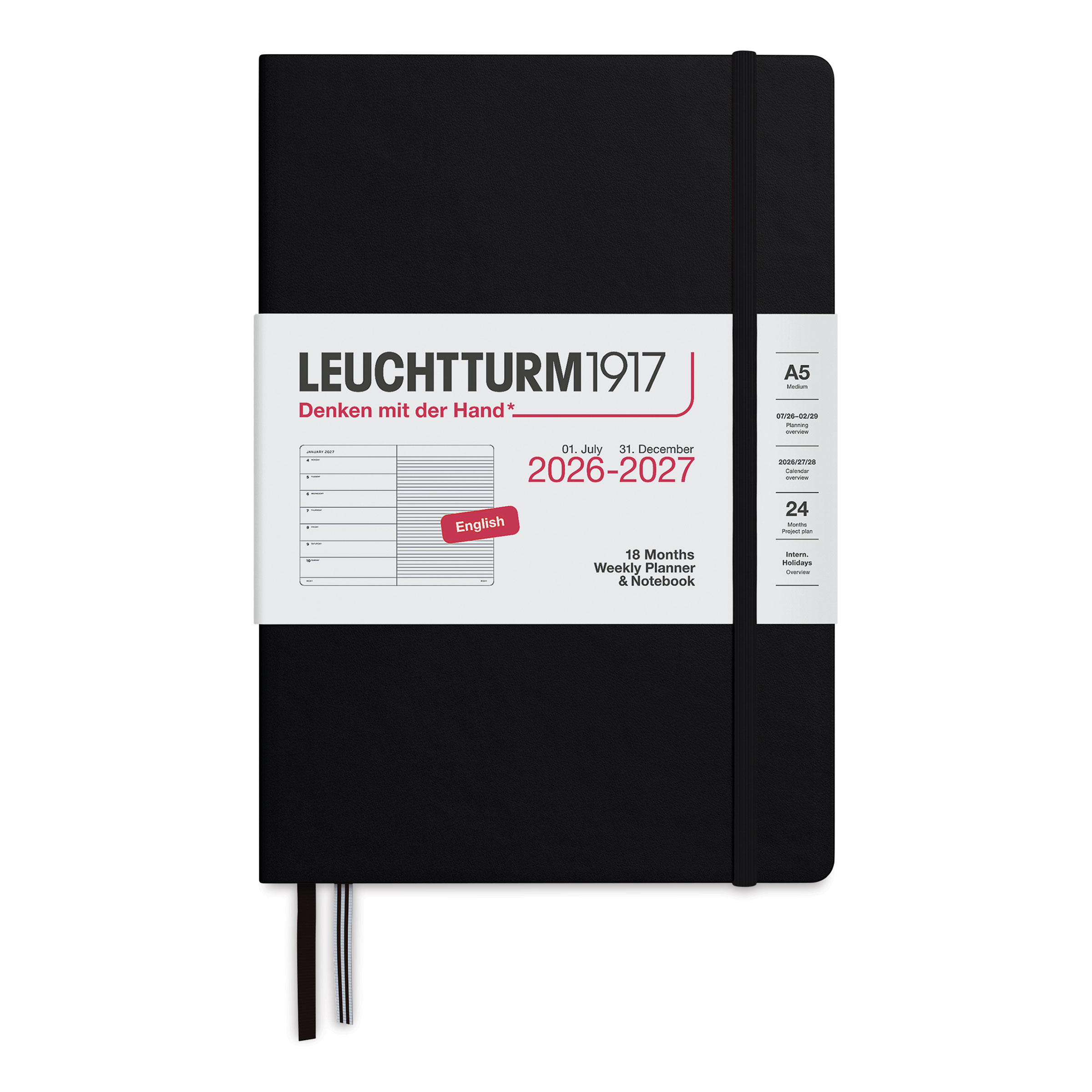 Leuchtturm1917 18-Month 2027 Weekly Planners & Notebooks