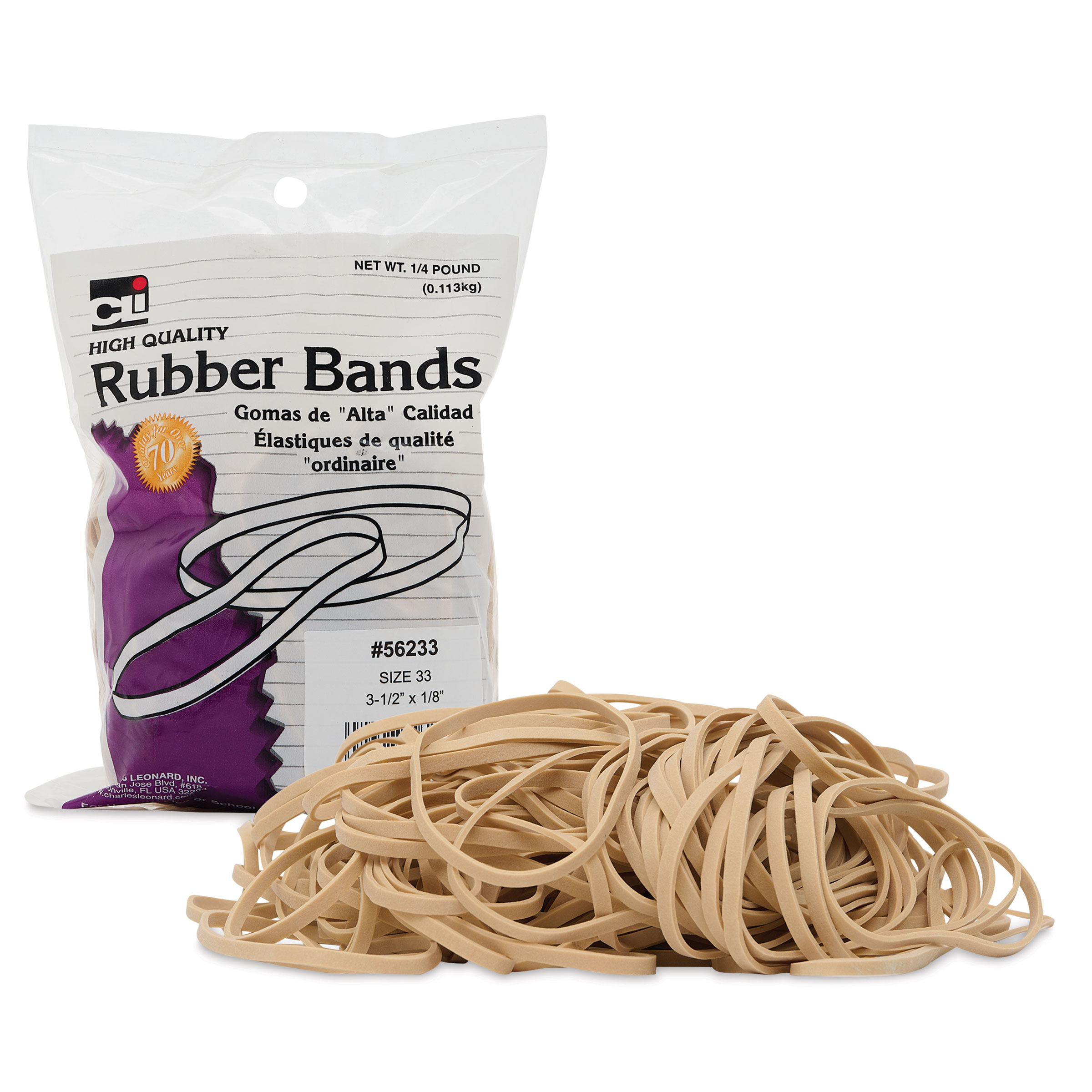 Charles Leonard High Quality Rubber Bands