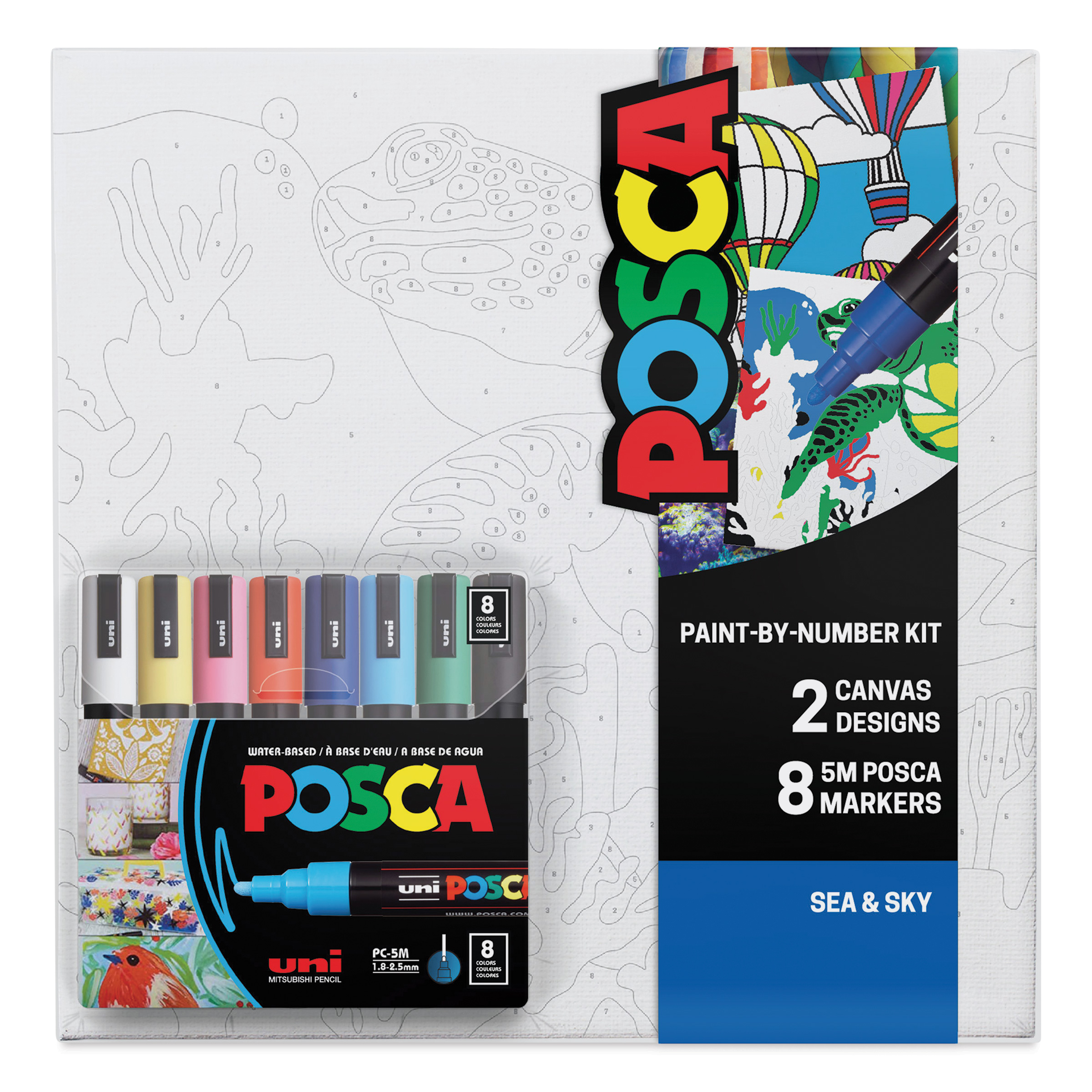 Posca Paint By Number Kits