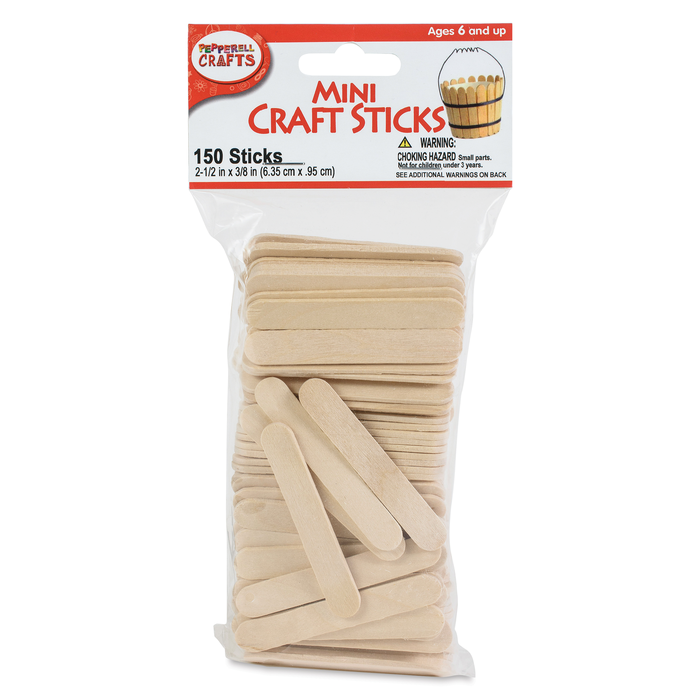 Pepperell Mini Craft Sticks