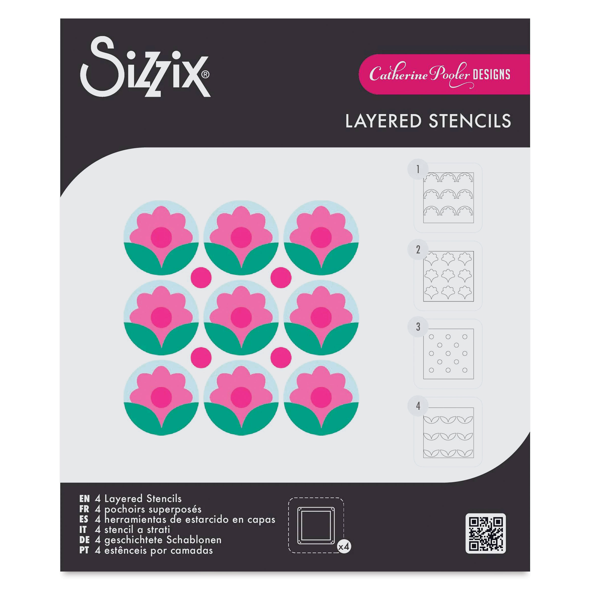 Sizzix Print & Pattern Mini Layered Stencils