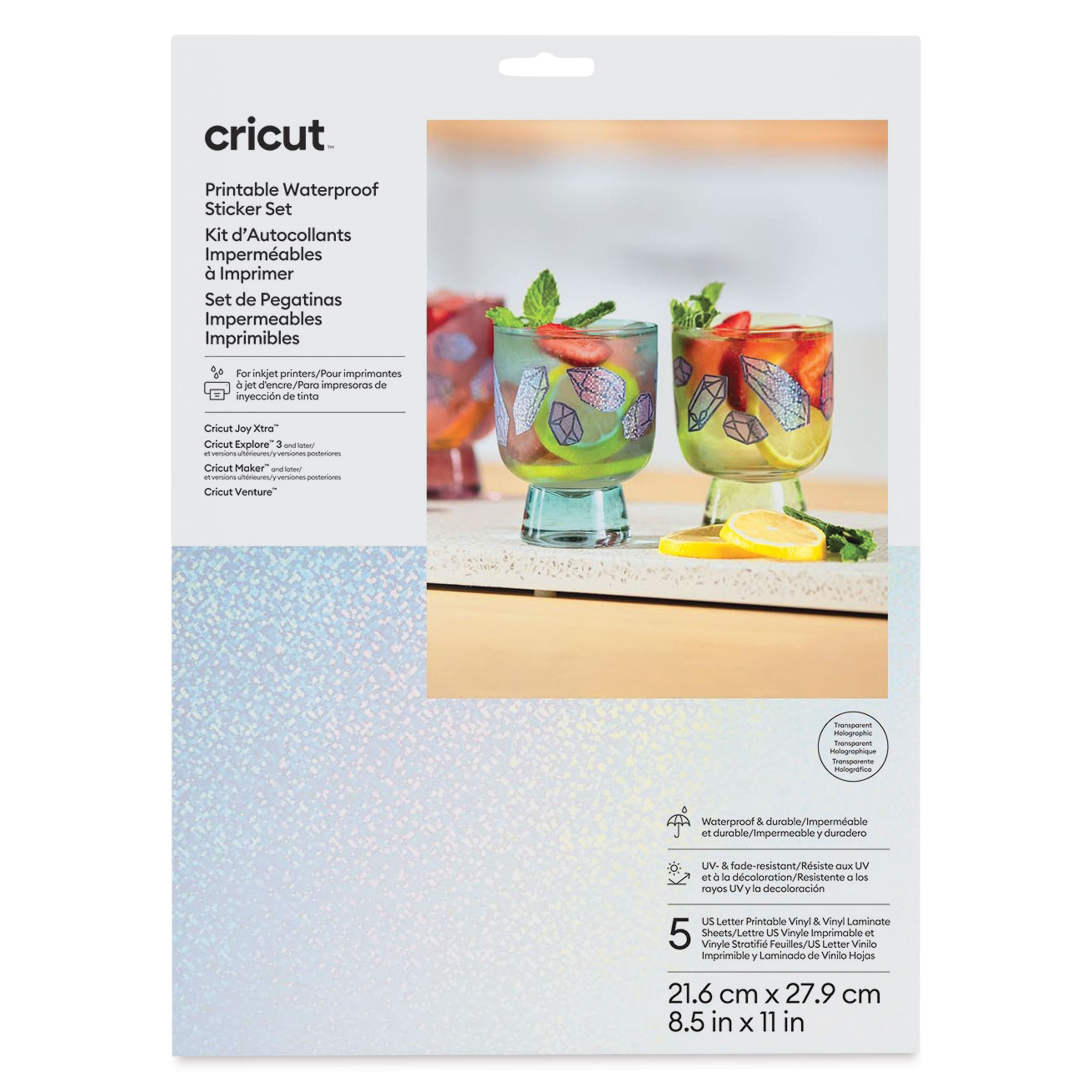 Cricut Printable Waterproof Sticker Sets