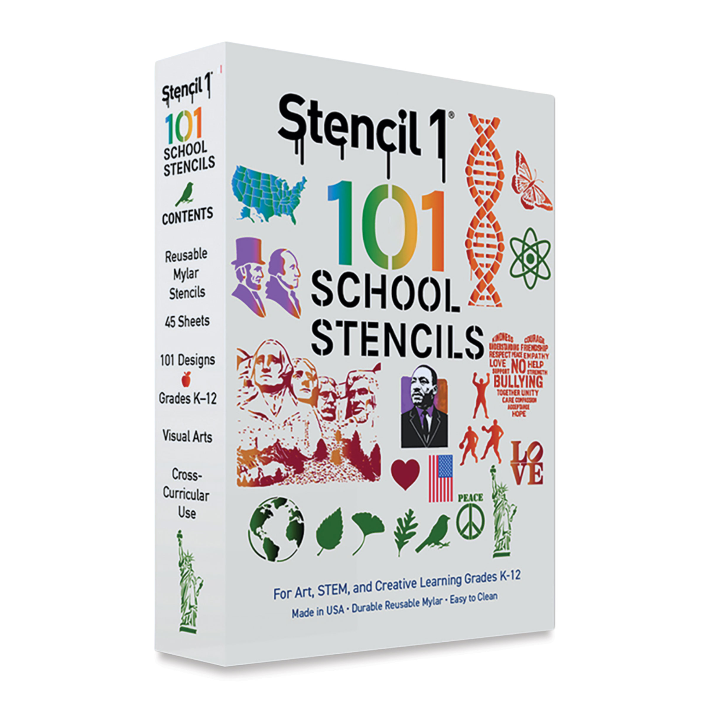 Stencil1 101 School Stencil System