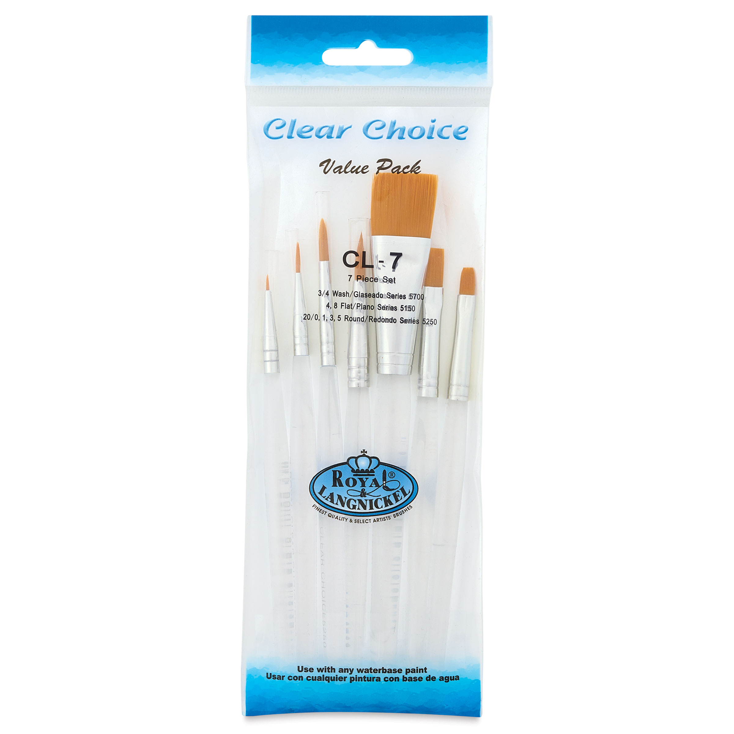 Royal Langnickel Clear Choice Taklon Brush Sets | BLICK Art Materials