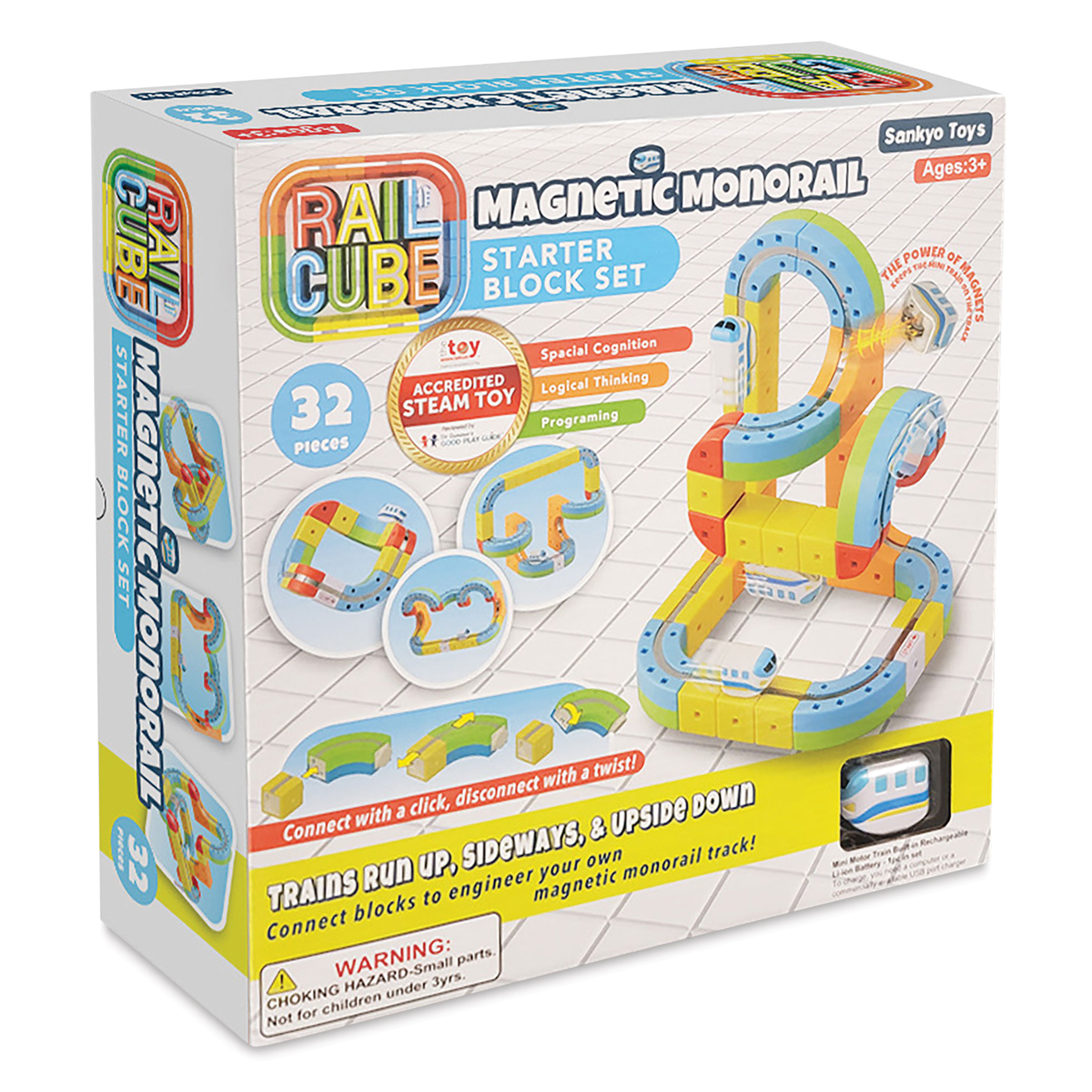 Rail Cube Magnetic Monorail Starter Set