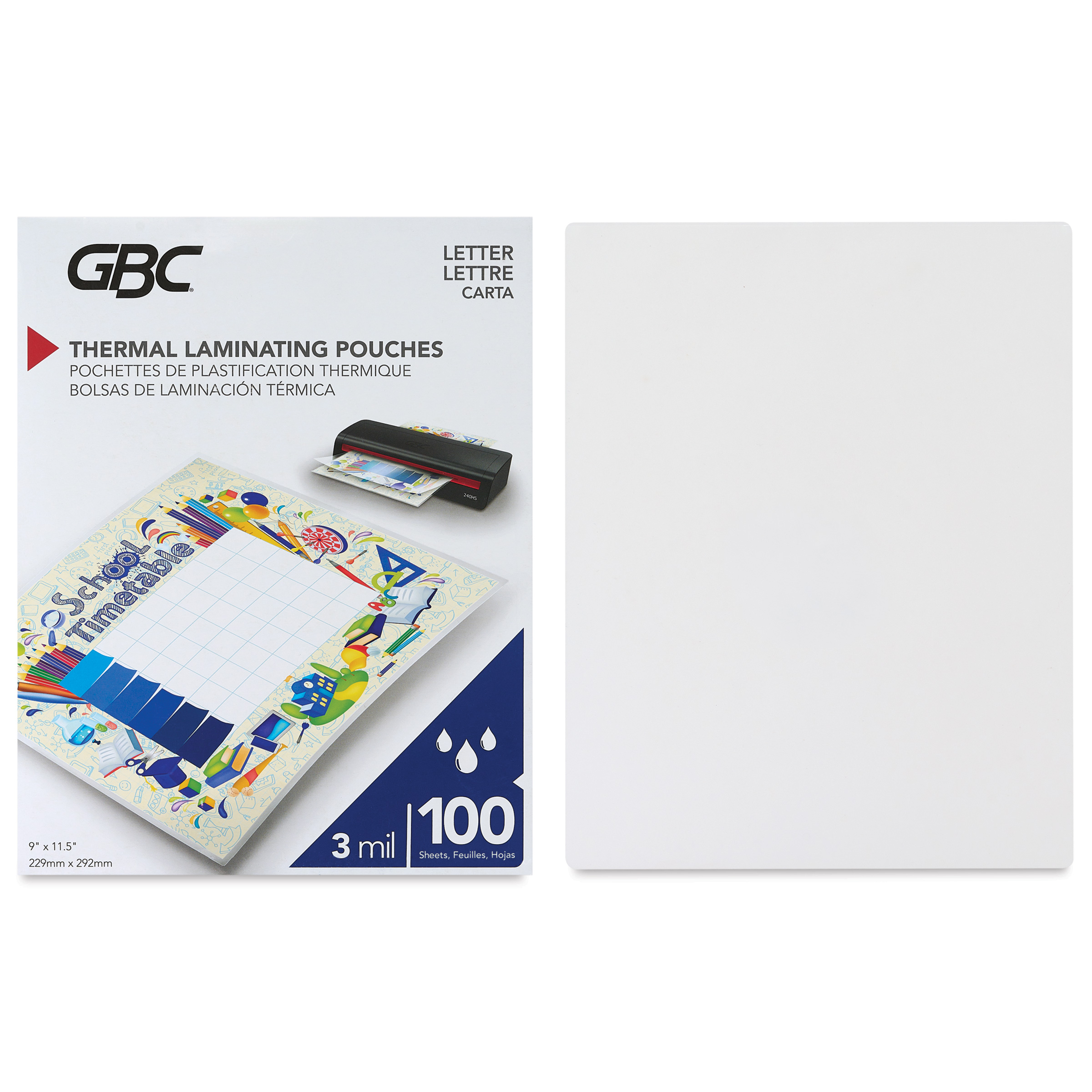 GBC Thermal Laminating Pouches