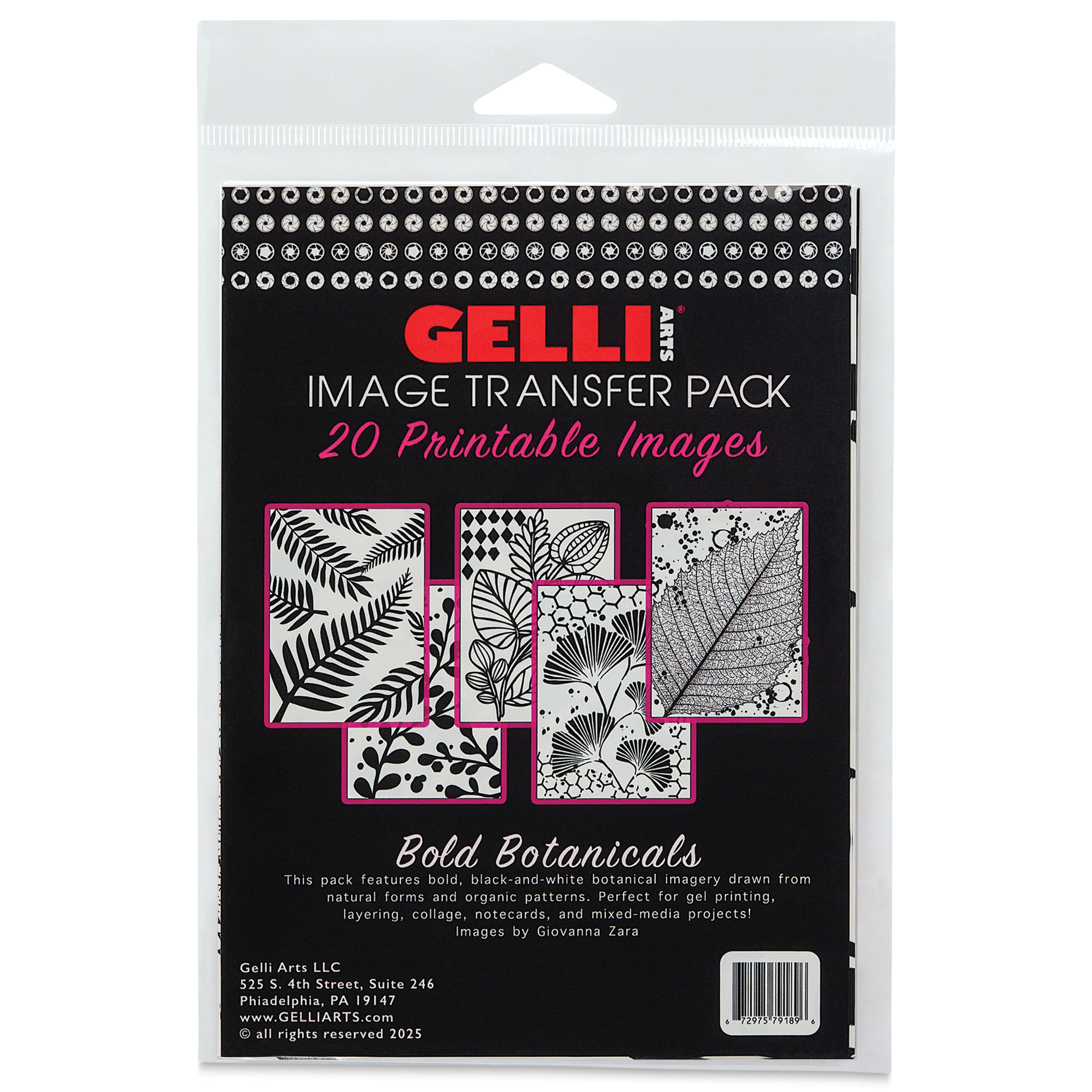 Gelli Arts Image Transfer Packs