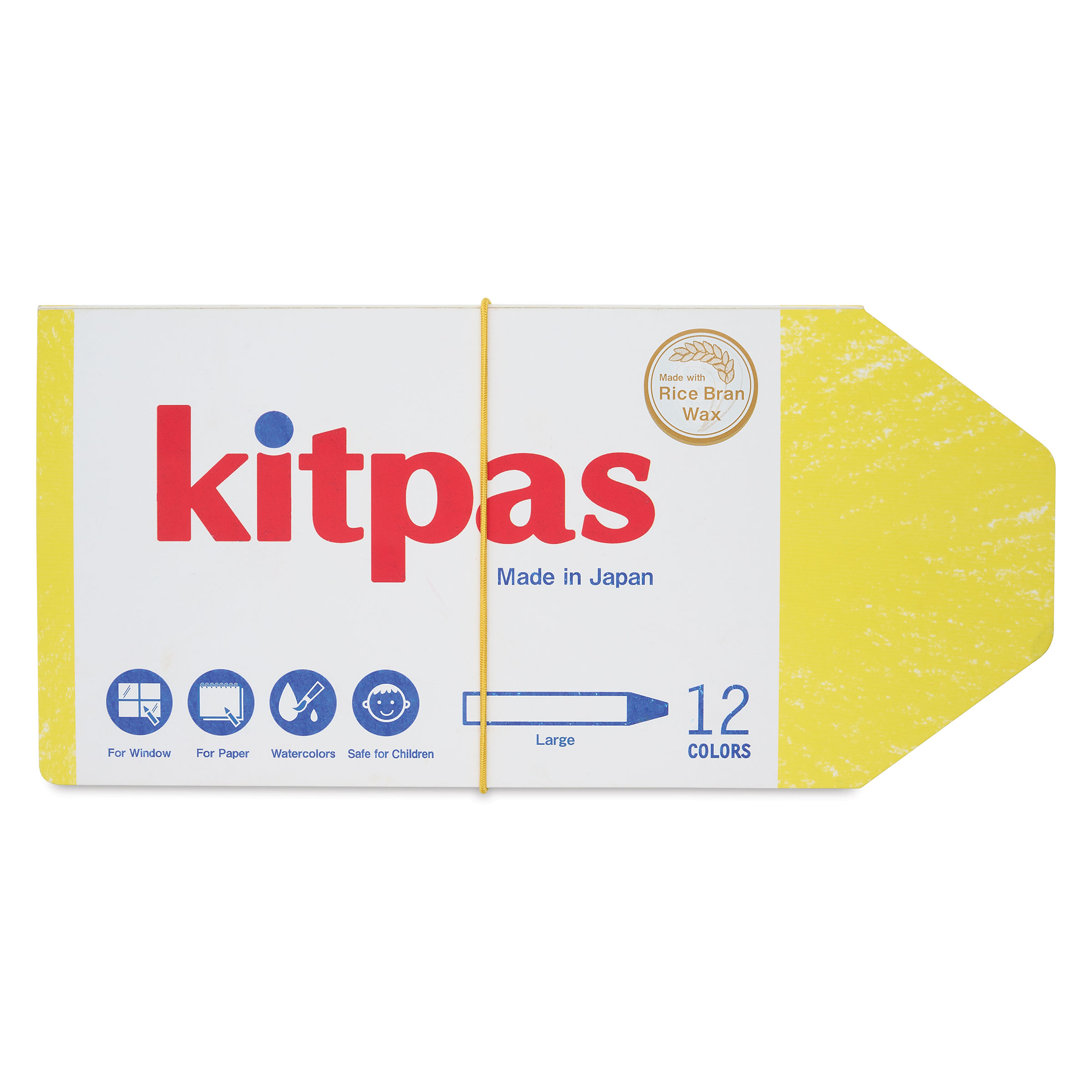 Kitpas Large Rice Wax Crayon Set