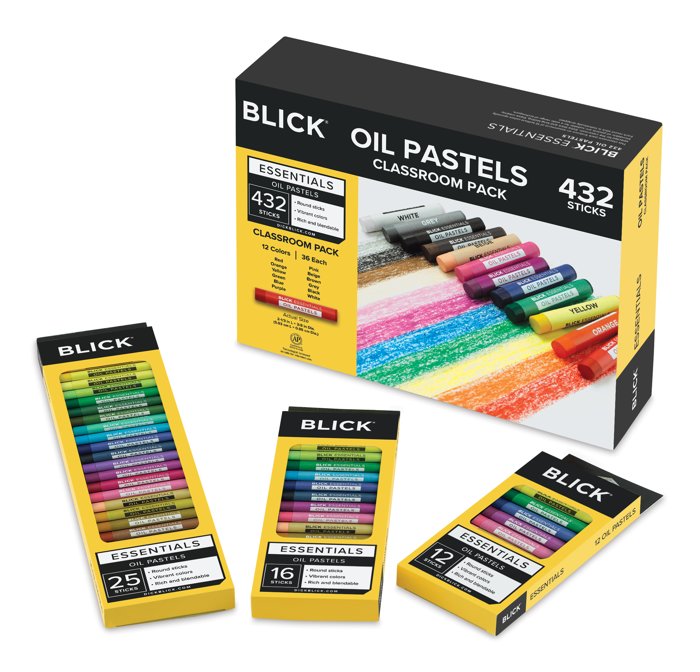 Blick Essentials Oil Pastel Sets