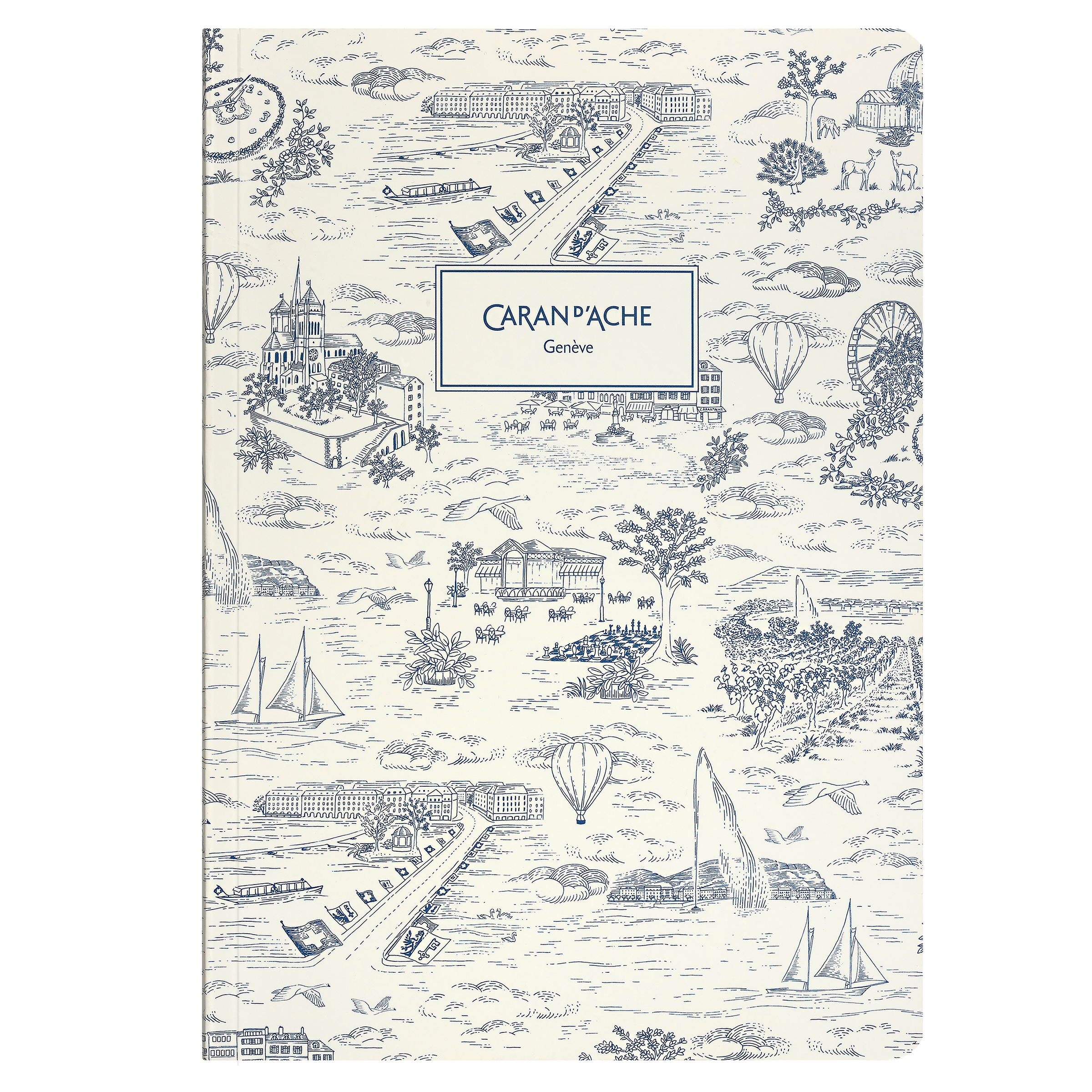 Caran d'Ache Toile de Jouy Holiday Notebook - 5.8" x 8.3"