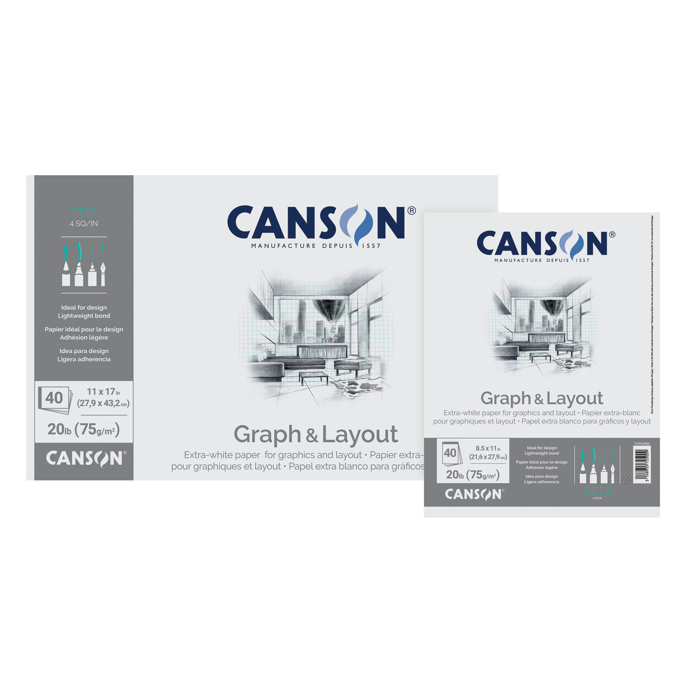 Canson Foundation Graph & Layout Pads