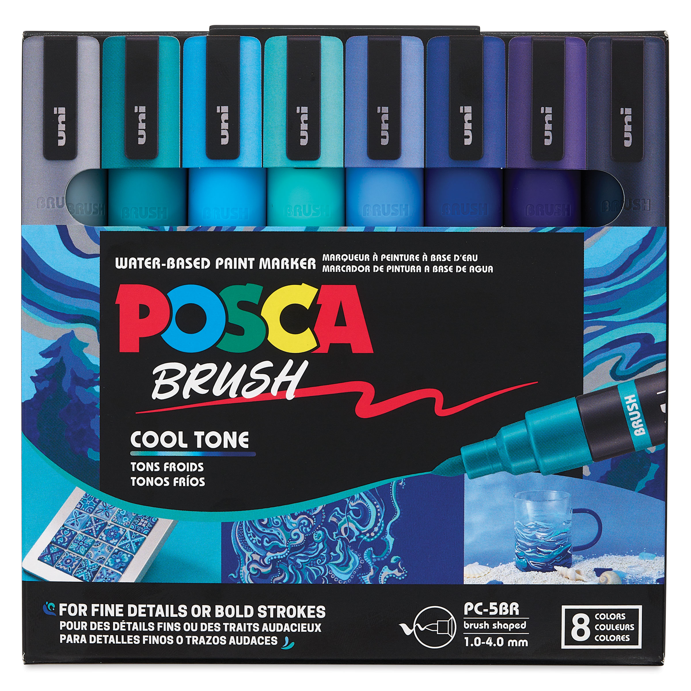 Posca Brush Tip Paint Markers and Sets