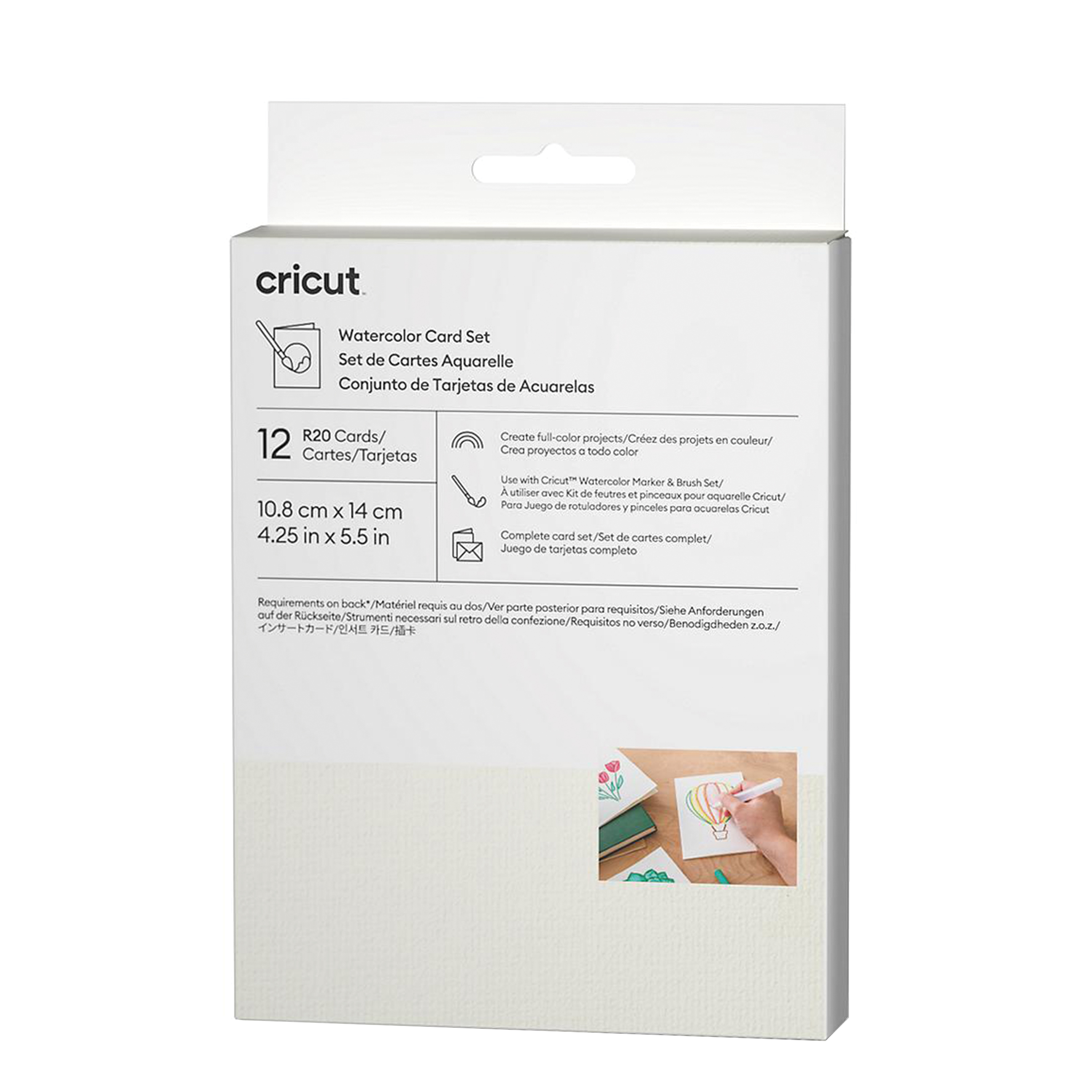 Cricut Joy Watercolor Cards and Envelopes