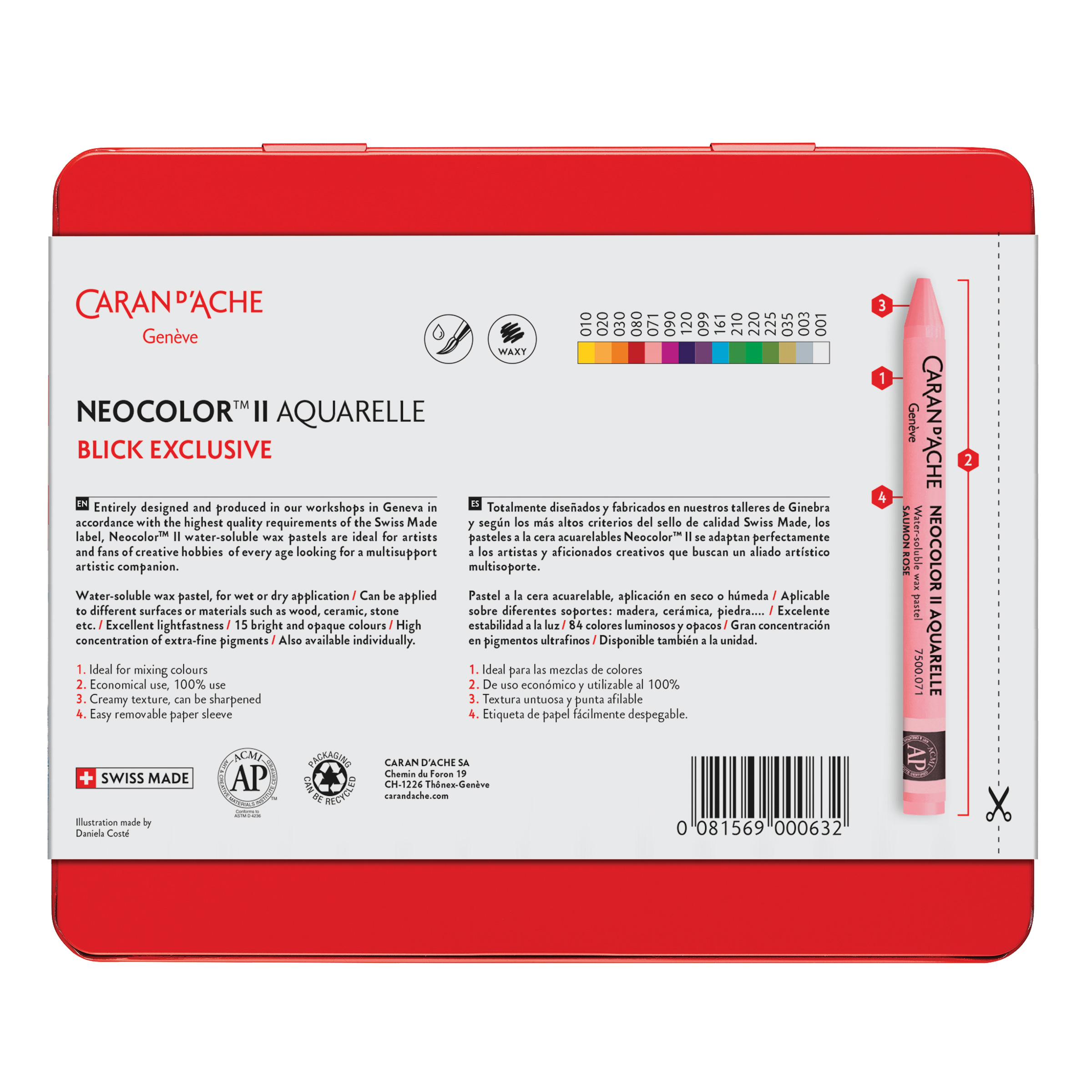 Caran d'Ache Neocolor II Aquarelle Artists' Pastels - Blick